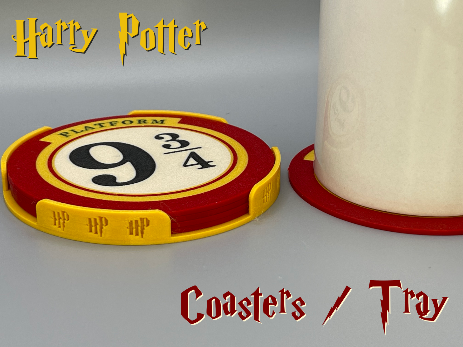 Harry Potter Coasters & Trays [Platform 9 3/4]