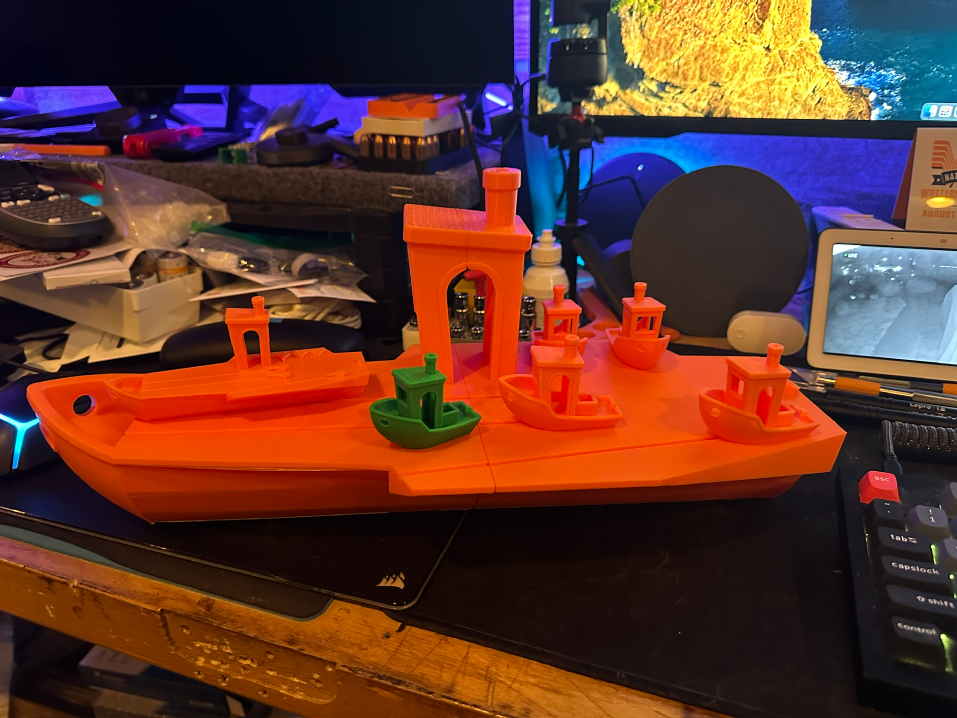 Nimitz Class Benchy Launching Benchies