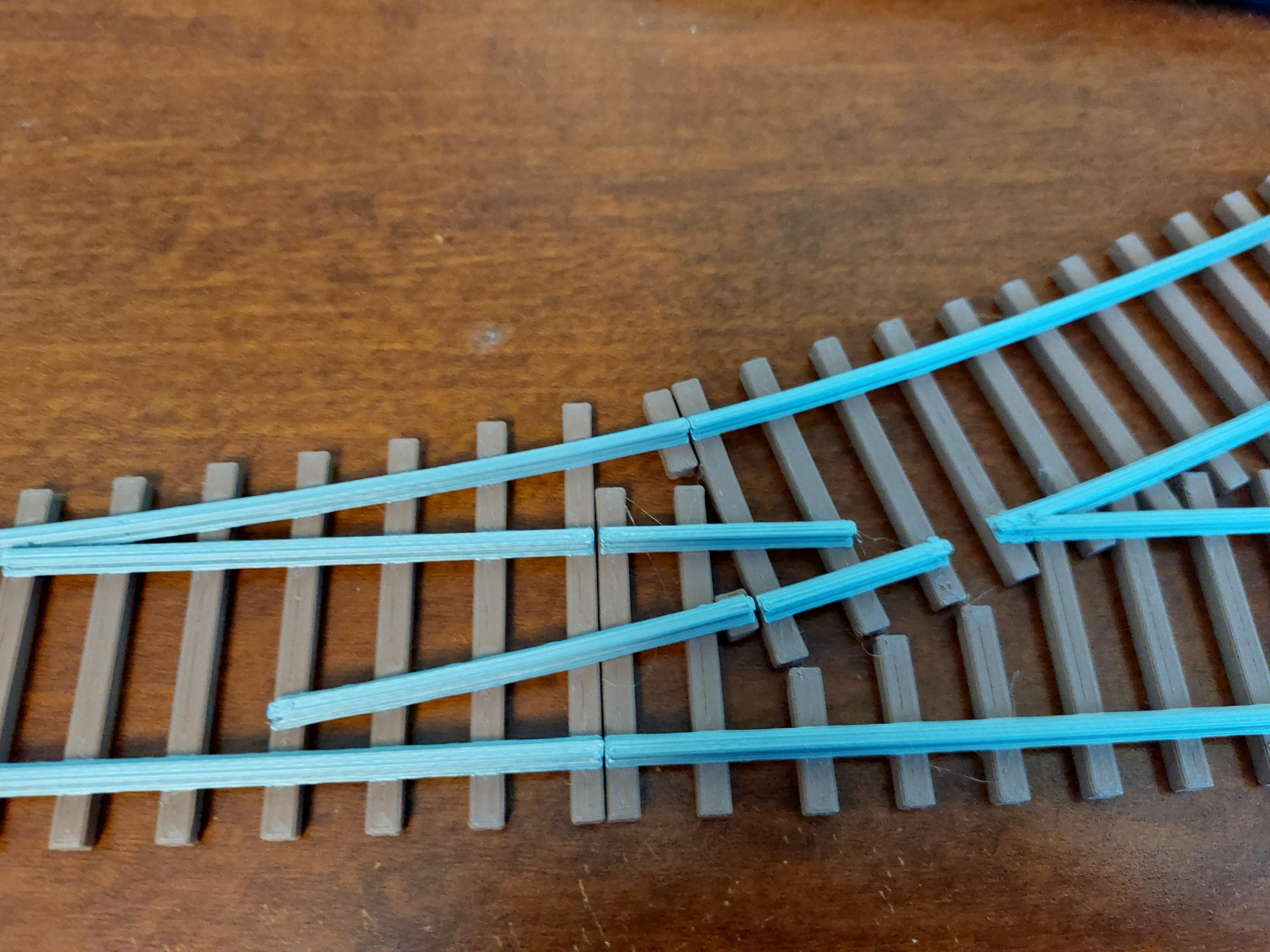 1_48 Scale Railway switch track