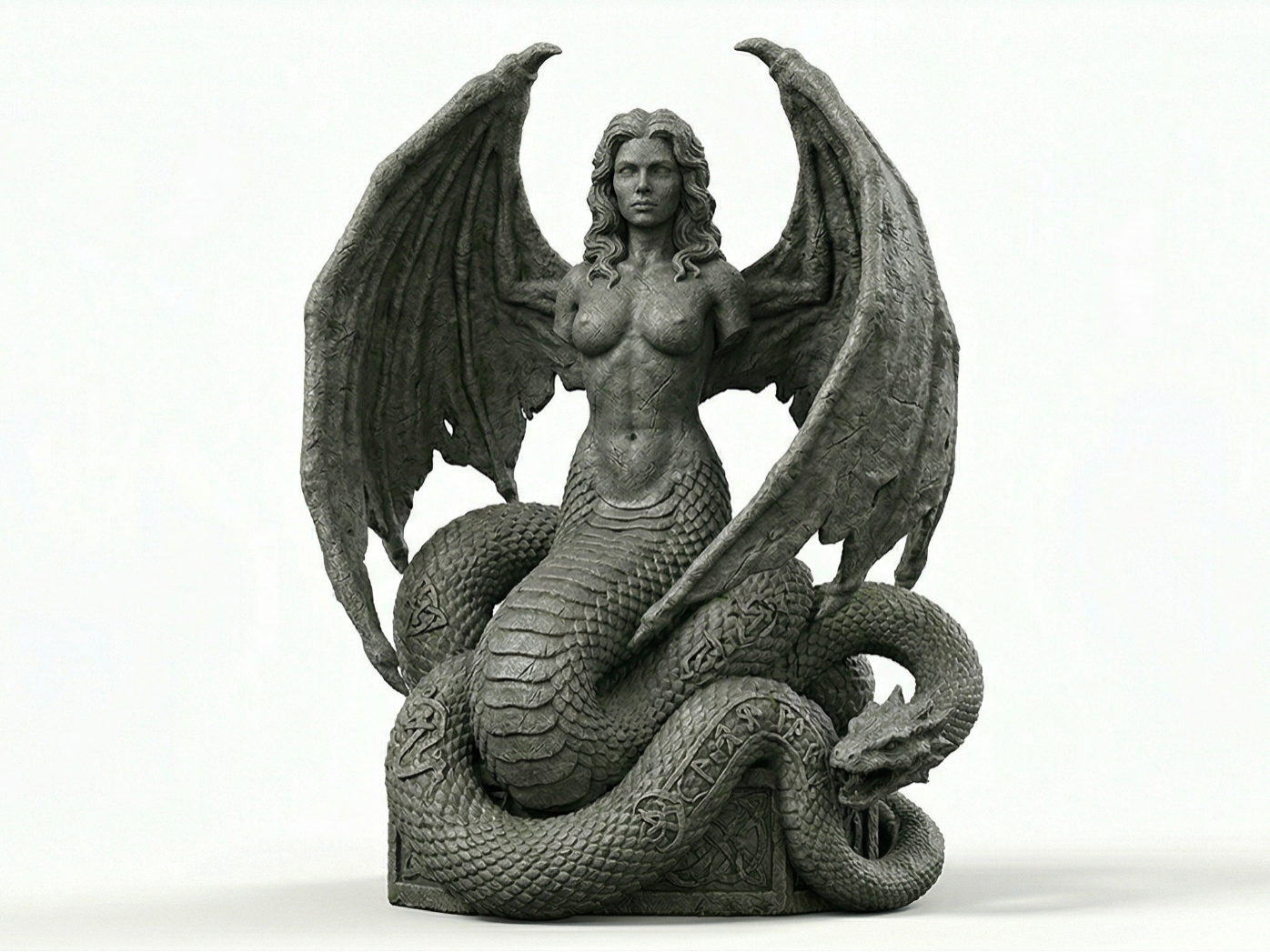 Lamia with wings