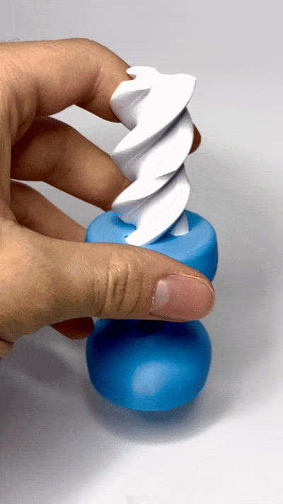 Fidget Cone Helix - unmögliches Durchgangs-Vortex