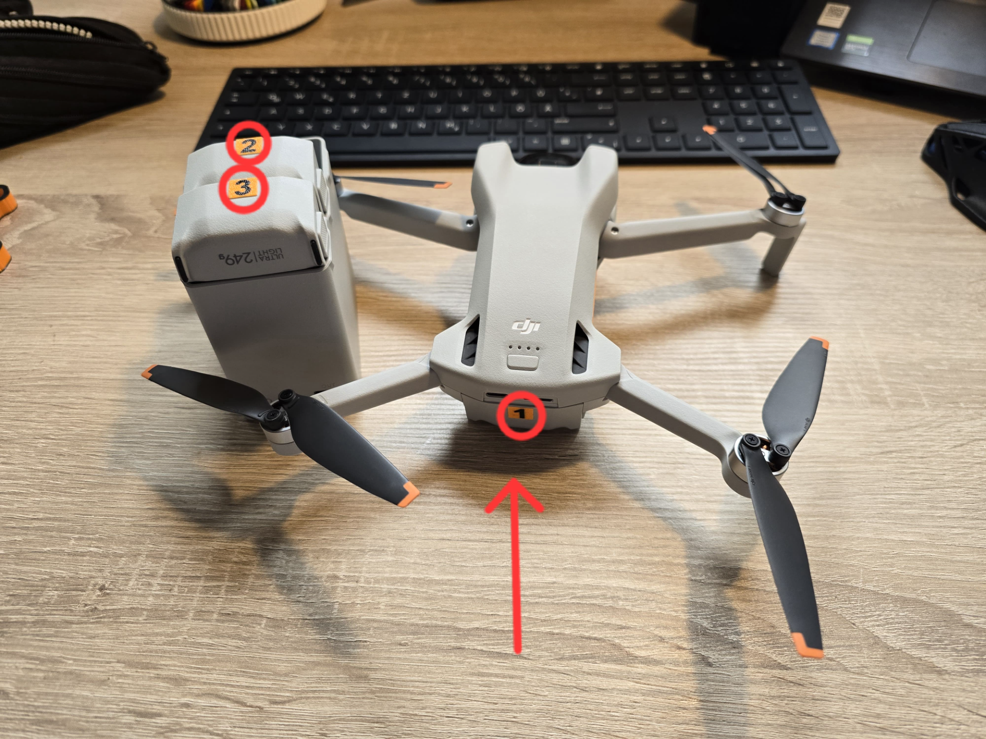 DJI battery numbering