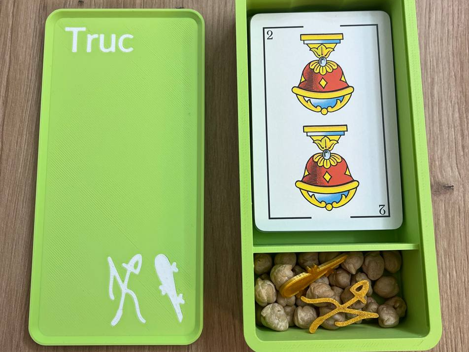 Caja Apilable Baraja Española + Fichas