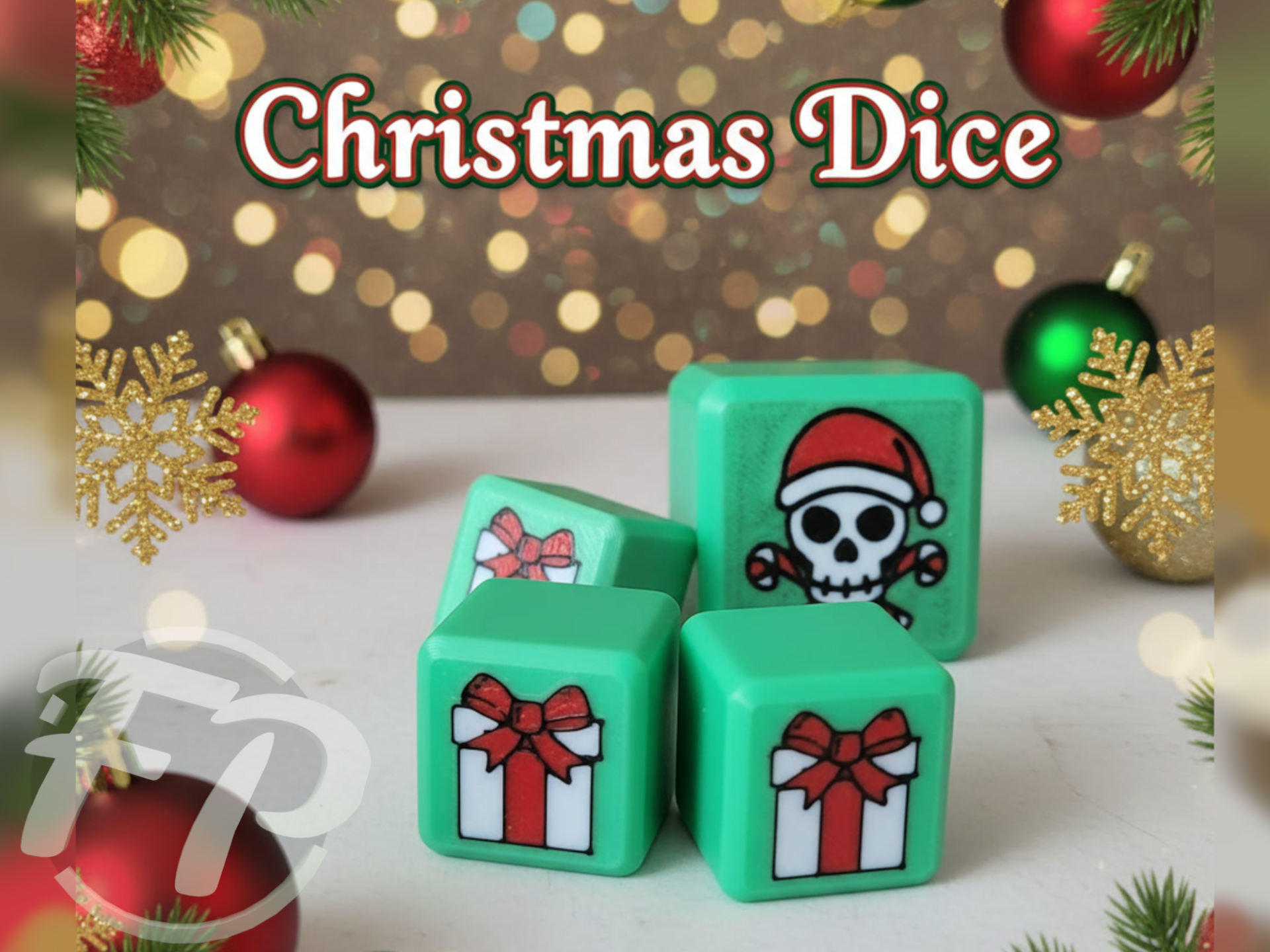 Christmas Gift Exchange Dice