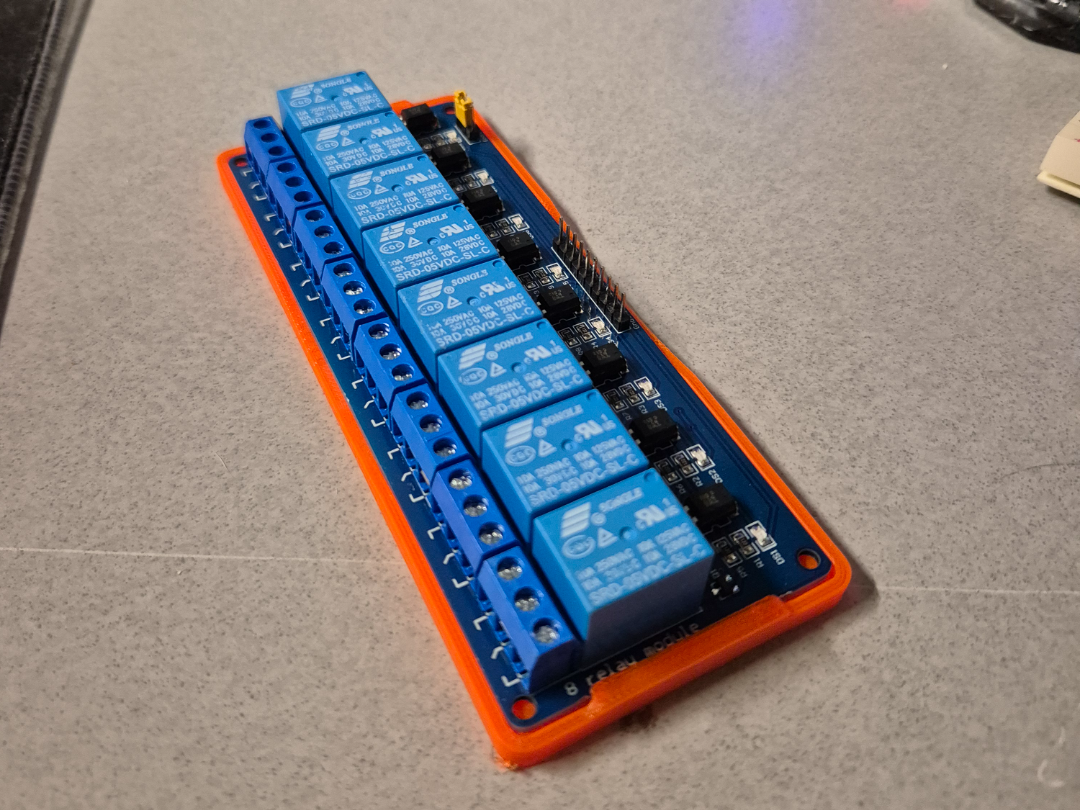 8 relay board bottom cover