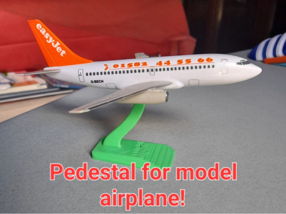 Model airplane pedestal-Piedistallo aeromodellini