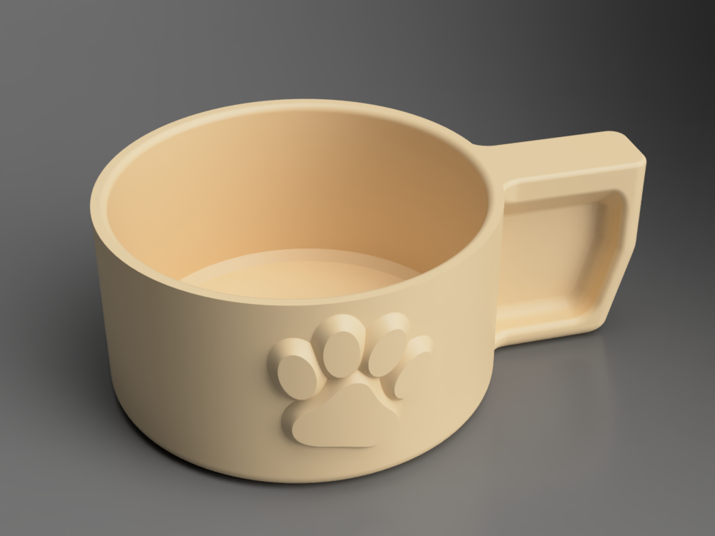 Dog Food Scoop Half Cup