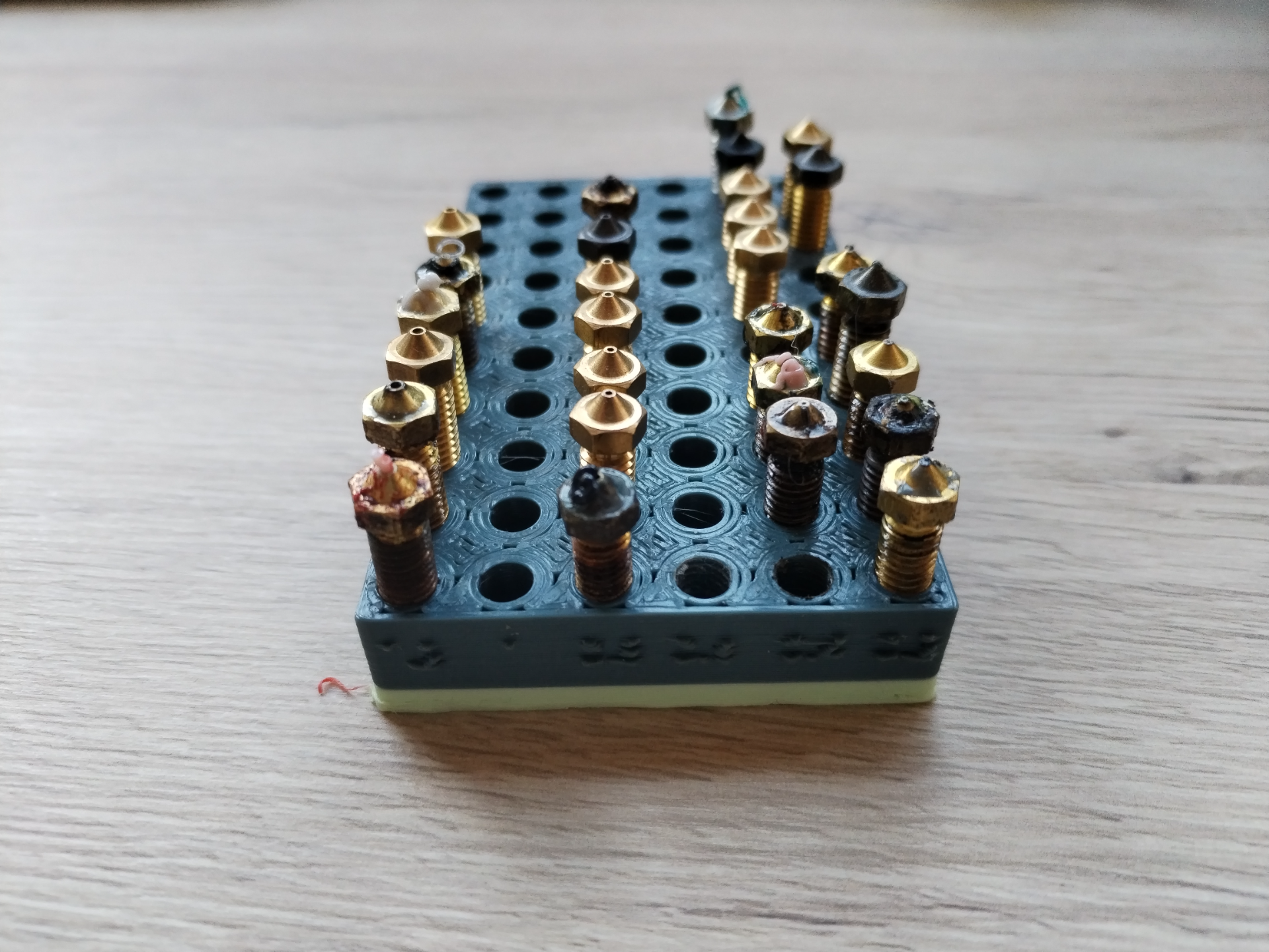 Nozzle storage or holder
