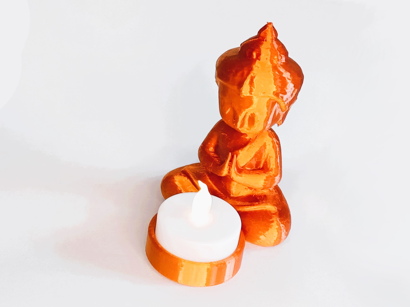 Little Buddha with LED-Tealight