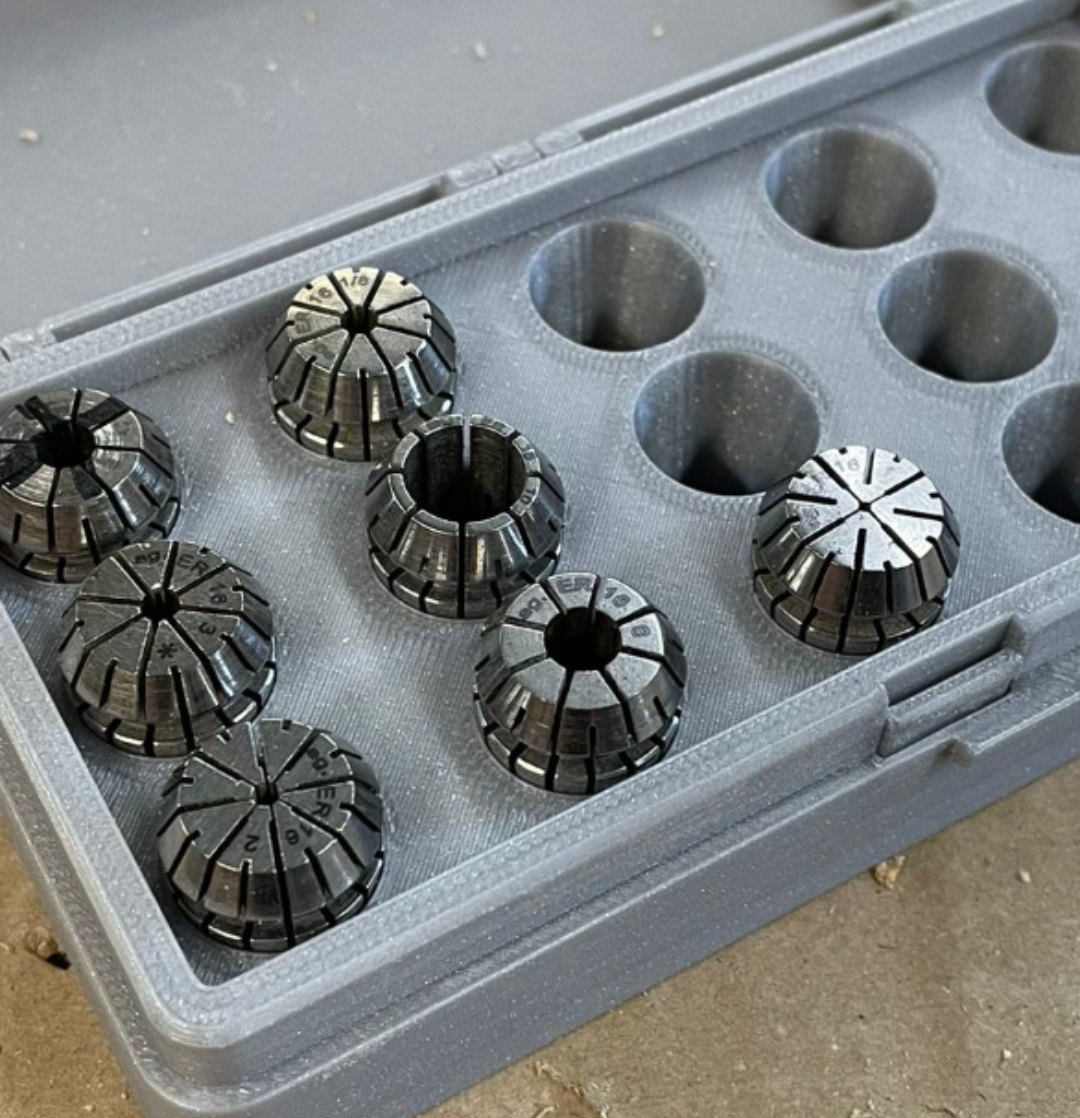 Print in place ER16 Collet Box