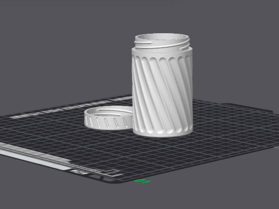 Triple-Start Container