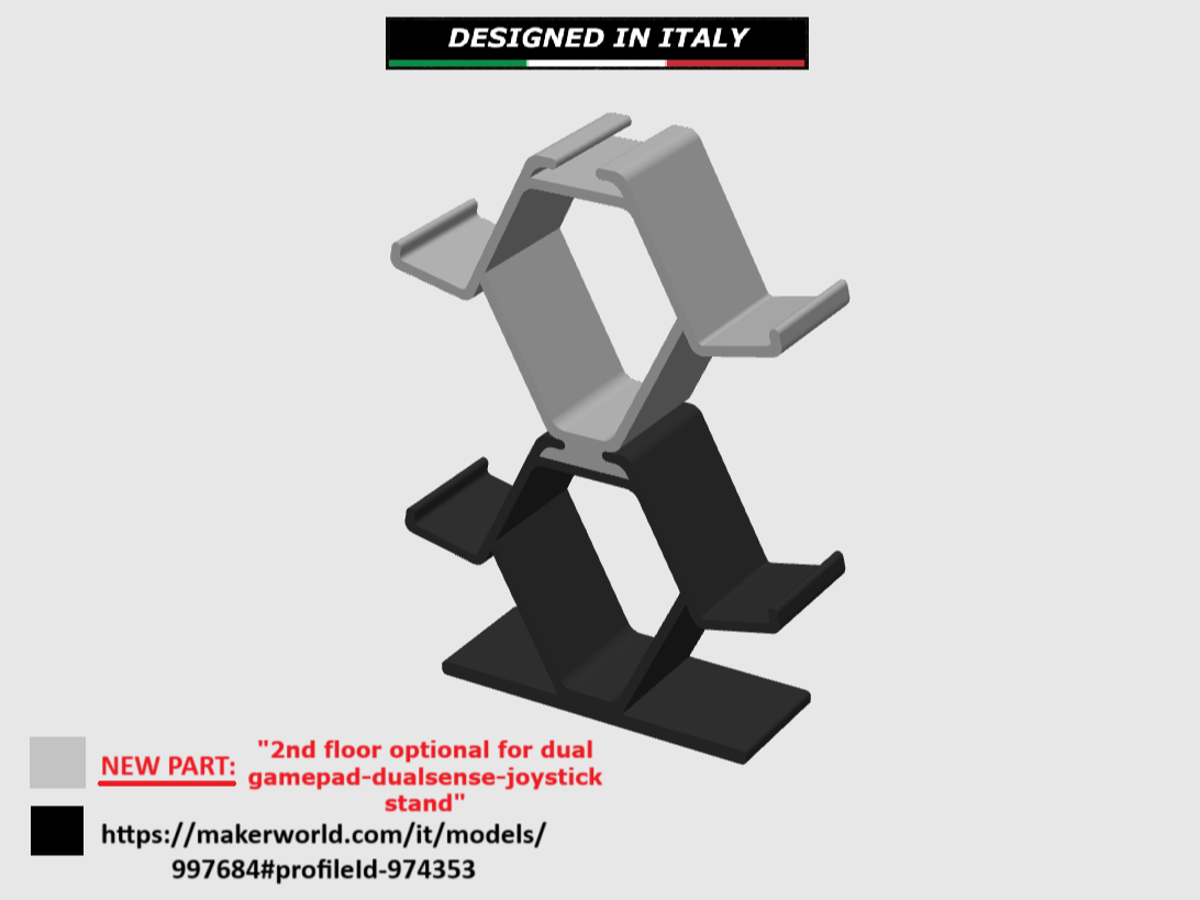 2nd floor dual gamepad/dualsense/joystick stand