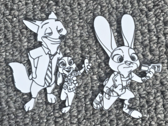 zootopia colouring in sheets