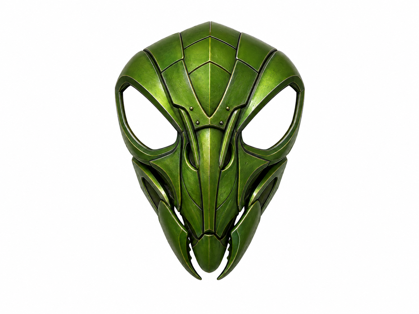 Phyrexian Cosplay Bug Mask (With Strap Holes)