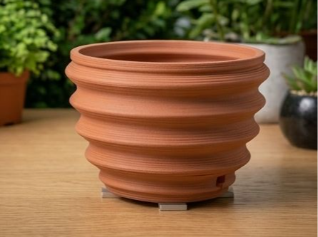 Beehive Planter — Sculptural Ribbed Pot