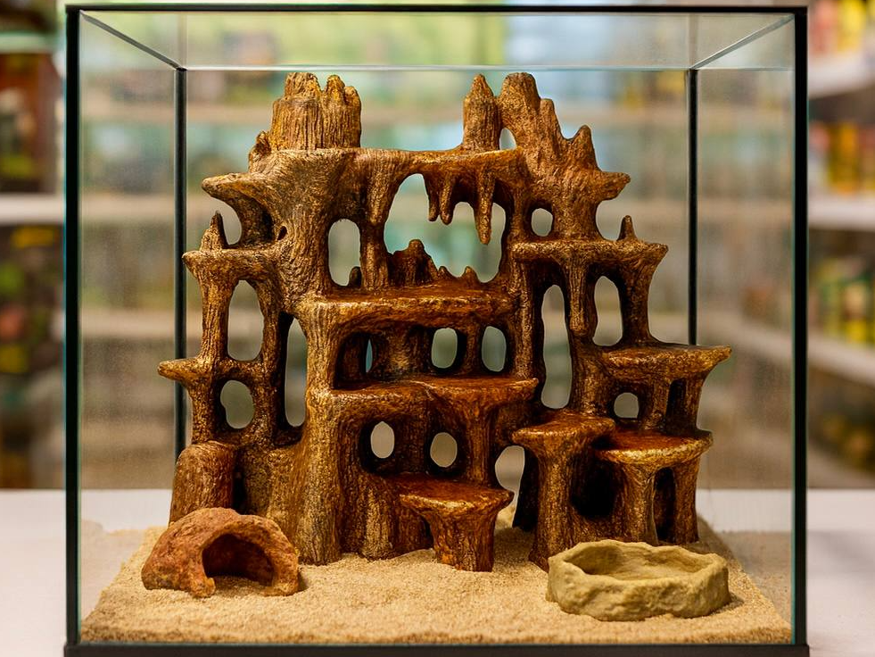 3D - Rückwand (Open Cave)