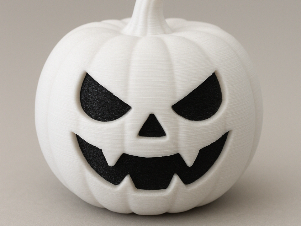 Scary halloween pumpkin