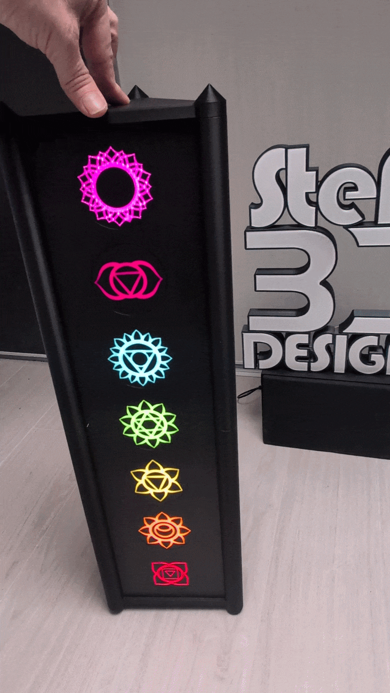 Zen Mood Lamp - The 7 Chakras -