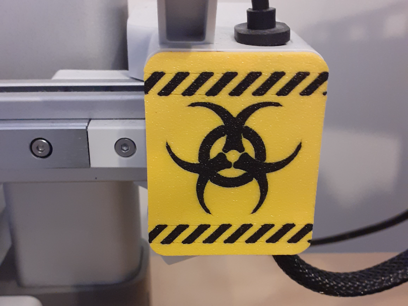 Biohazard X Motor Front Cover  (A1)