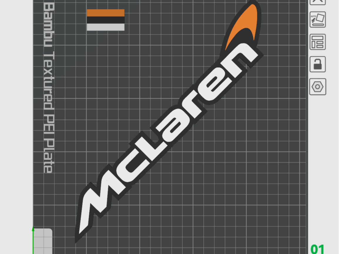 McLaren Fridge Magnet