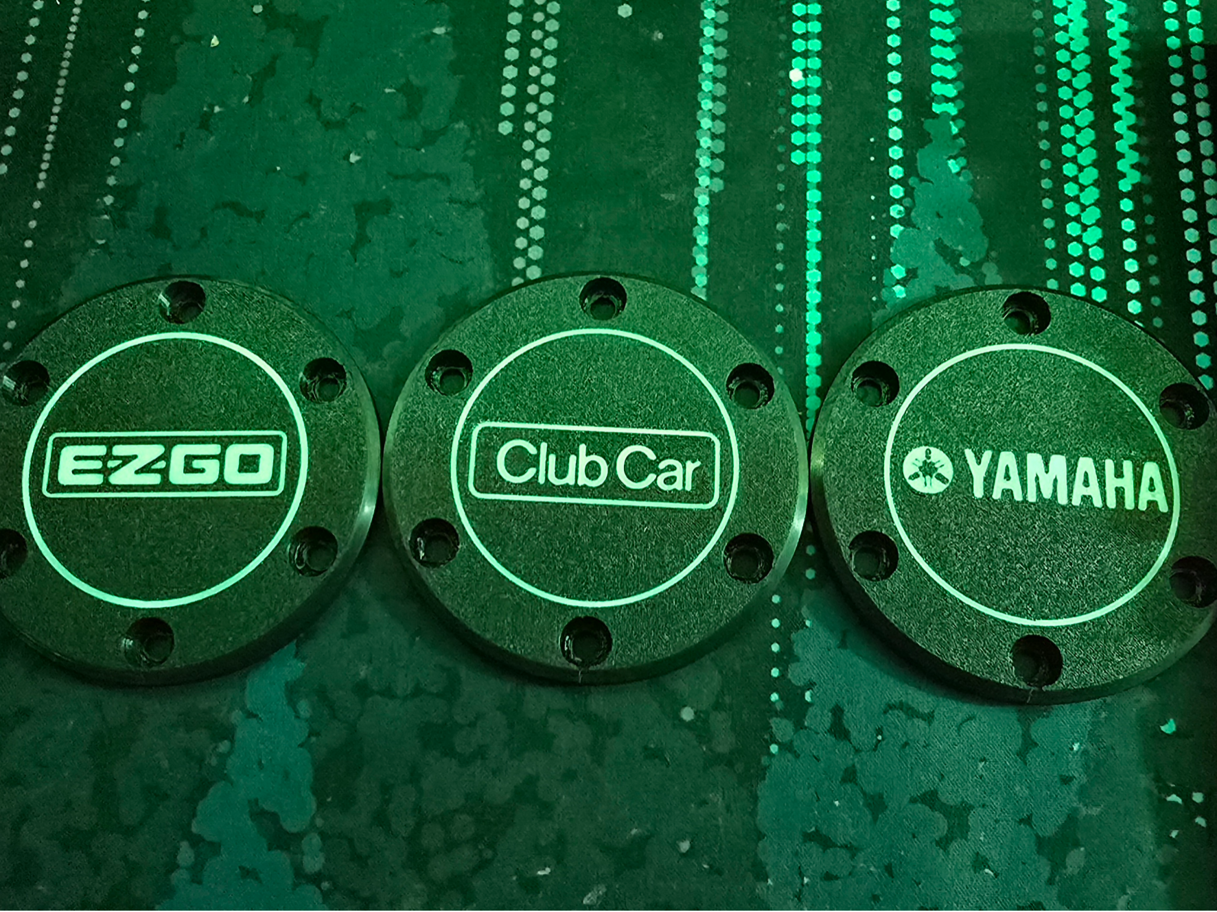 Golf Cart Aftermarket Steering Wheel Center Caps