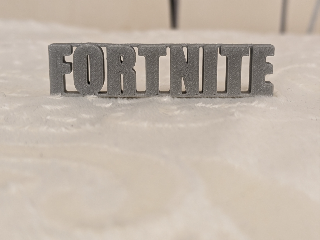 Stacked “FORTNITE” Text Plate