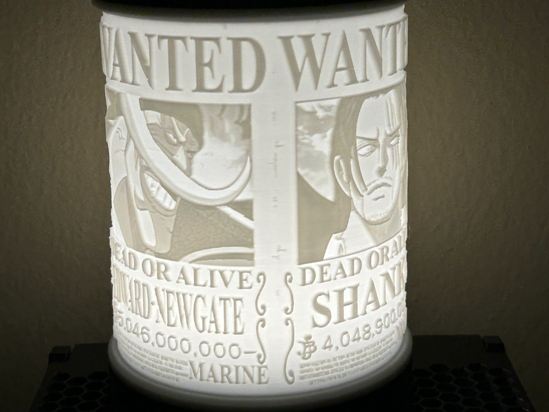Lampada One Piece 4 Imperatori