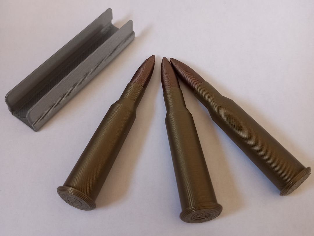 Russian 7.62x54r Mosin Nagant Clip & rounds