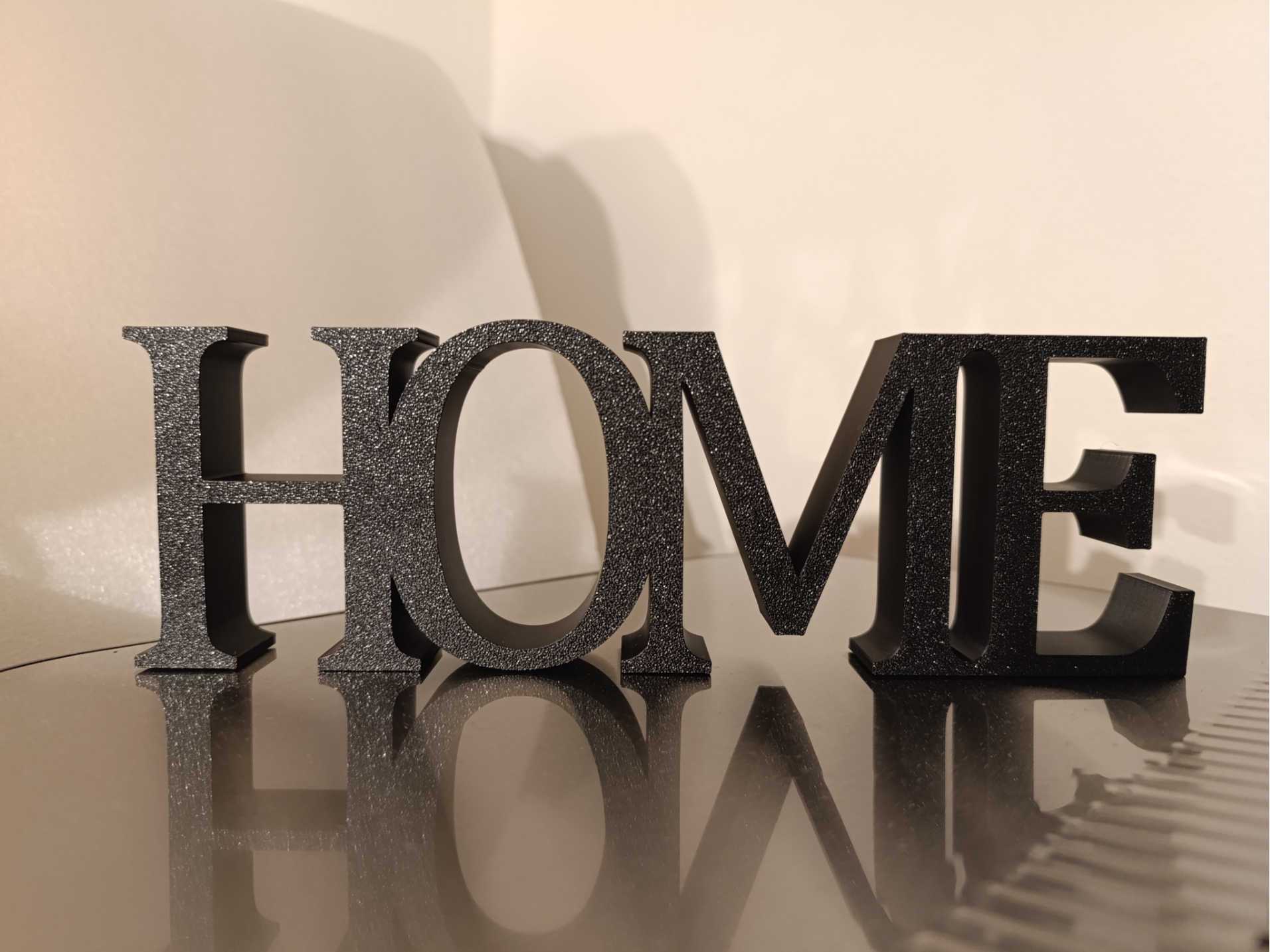 HOME- Zuhause 3D Schrift  Aufsteller Heimdeko