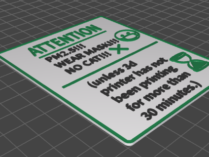 3D printer safety