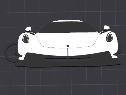 Koenigsegg Jesko keychain
