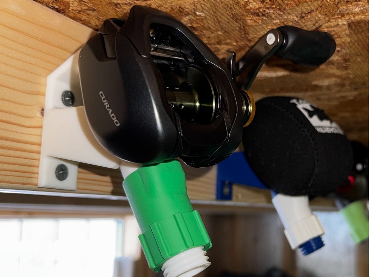 Fishing Reel Wall Mount