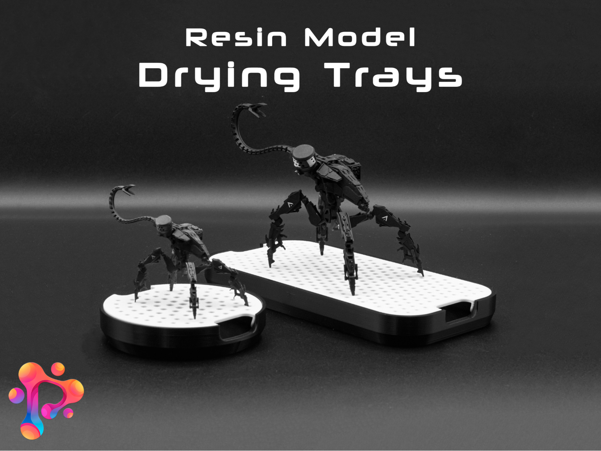 Resin Model Drying Tray by Polymeria
