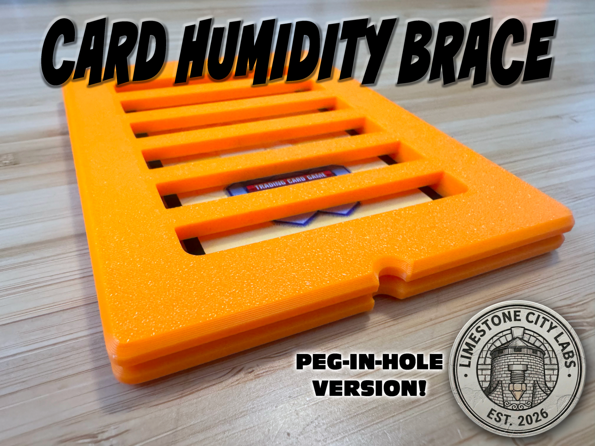 Card Humidity Brace - Peg Version
