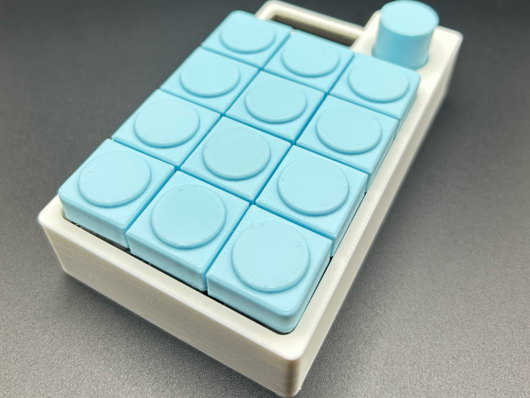 Macropad housing, key caps & knob for Adafruit Kit