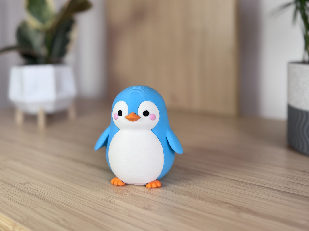 Cute chubby penguin