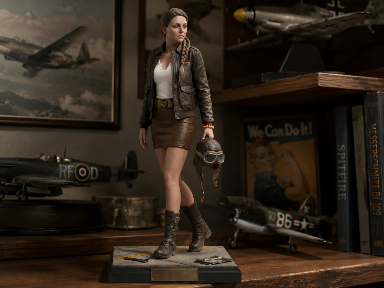 Female Pilot Figure