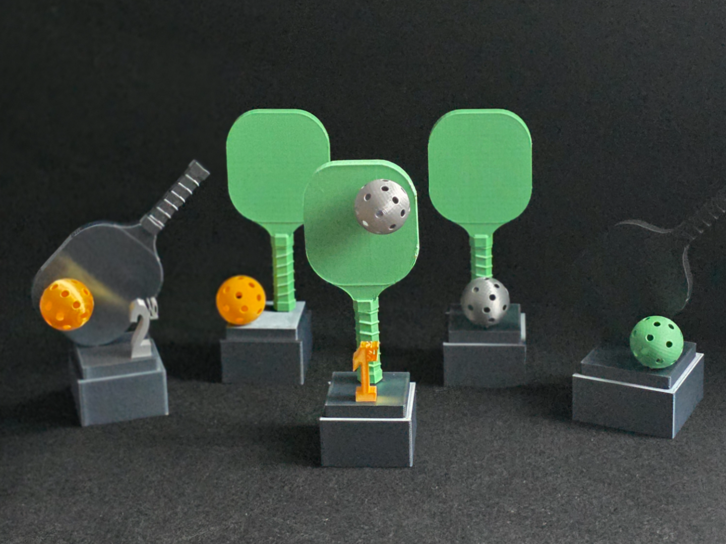 Pickleball trophy set