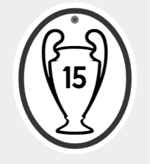 Keychain Real Madrid 15 Champions League
