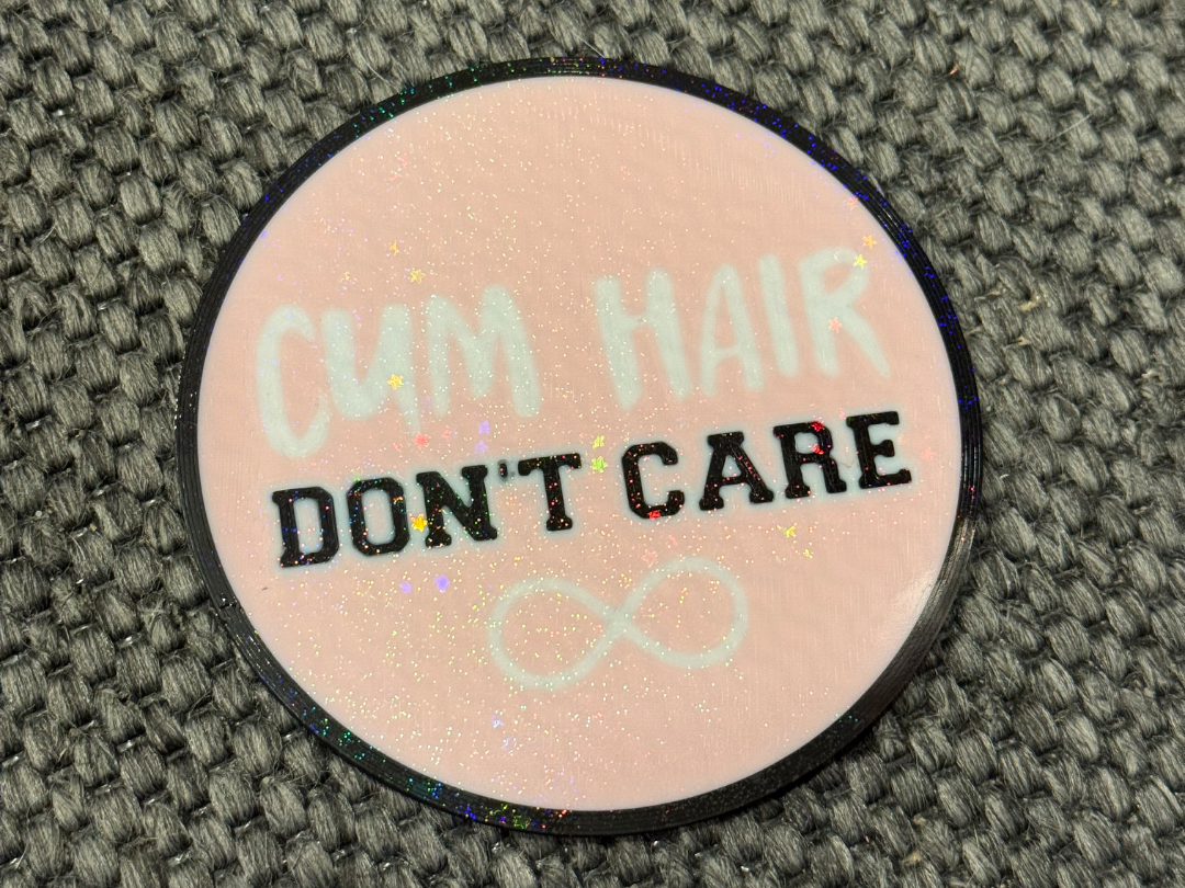 Gym/Cum Hair Don't Care Coaster