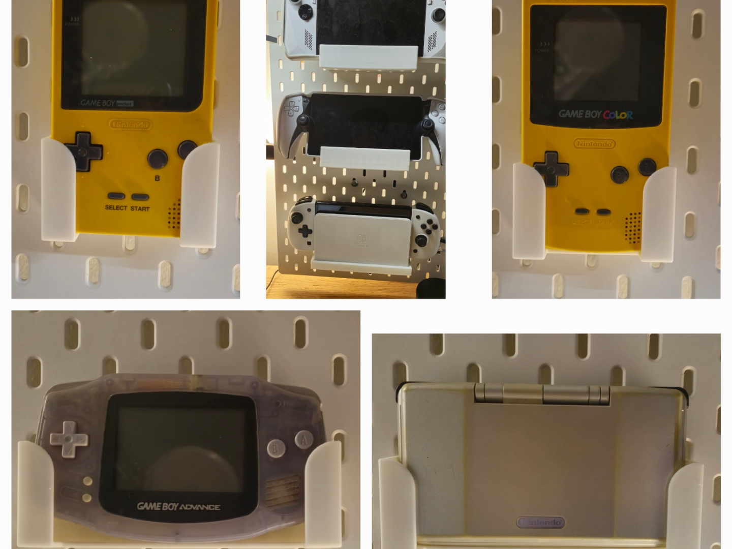 Skadis Halterungen für Sony / Asus / Nintendo