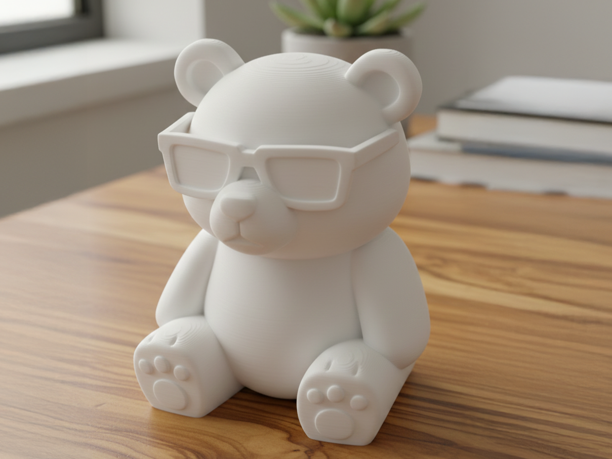 Cool Bear with Glasses