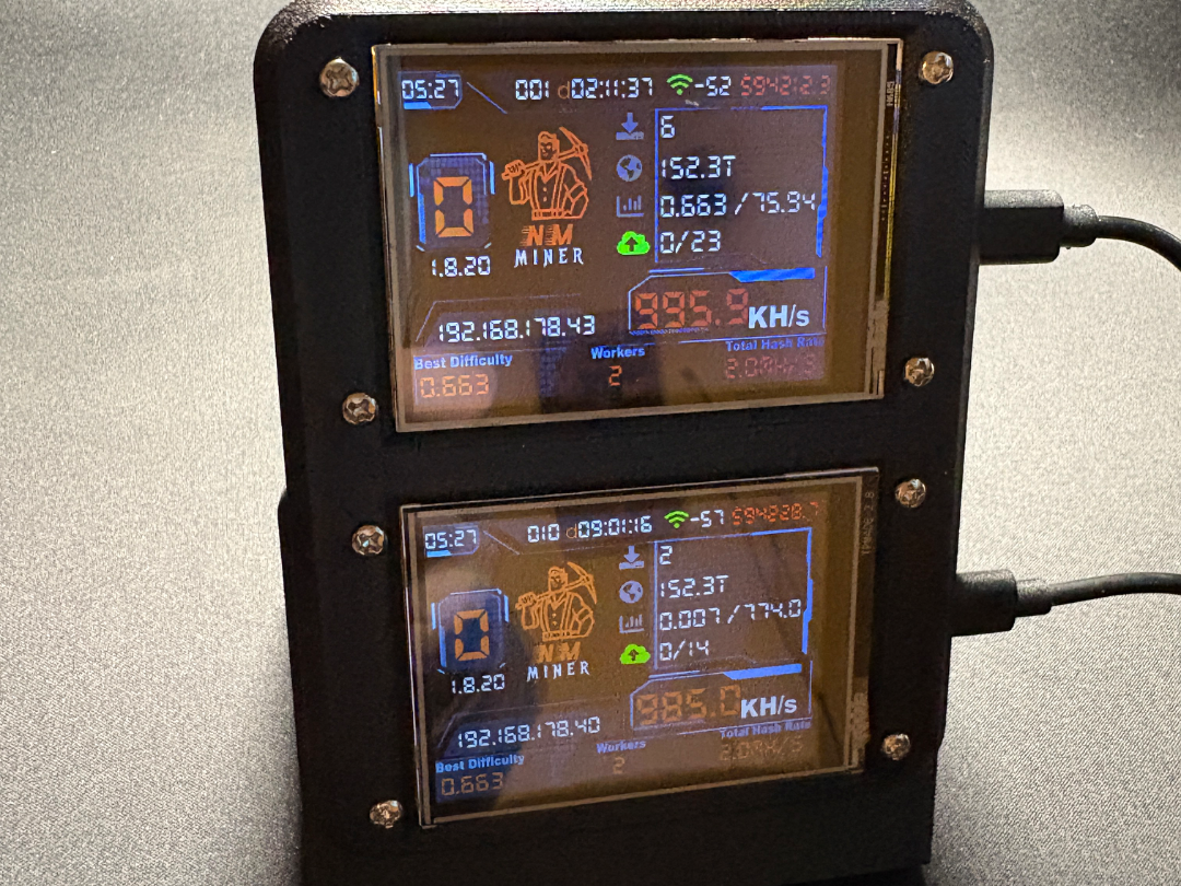NERDMINER DUAL STAND / V1,V2,V3