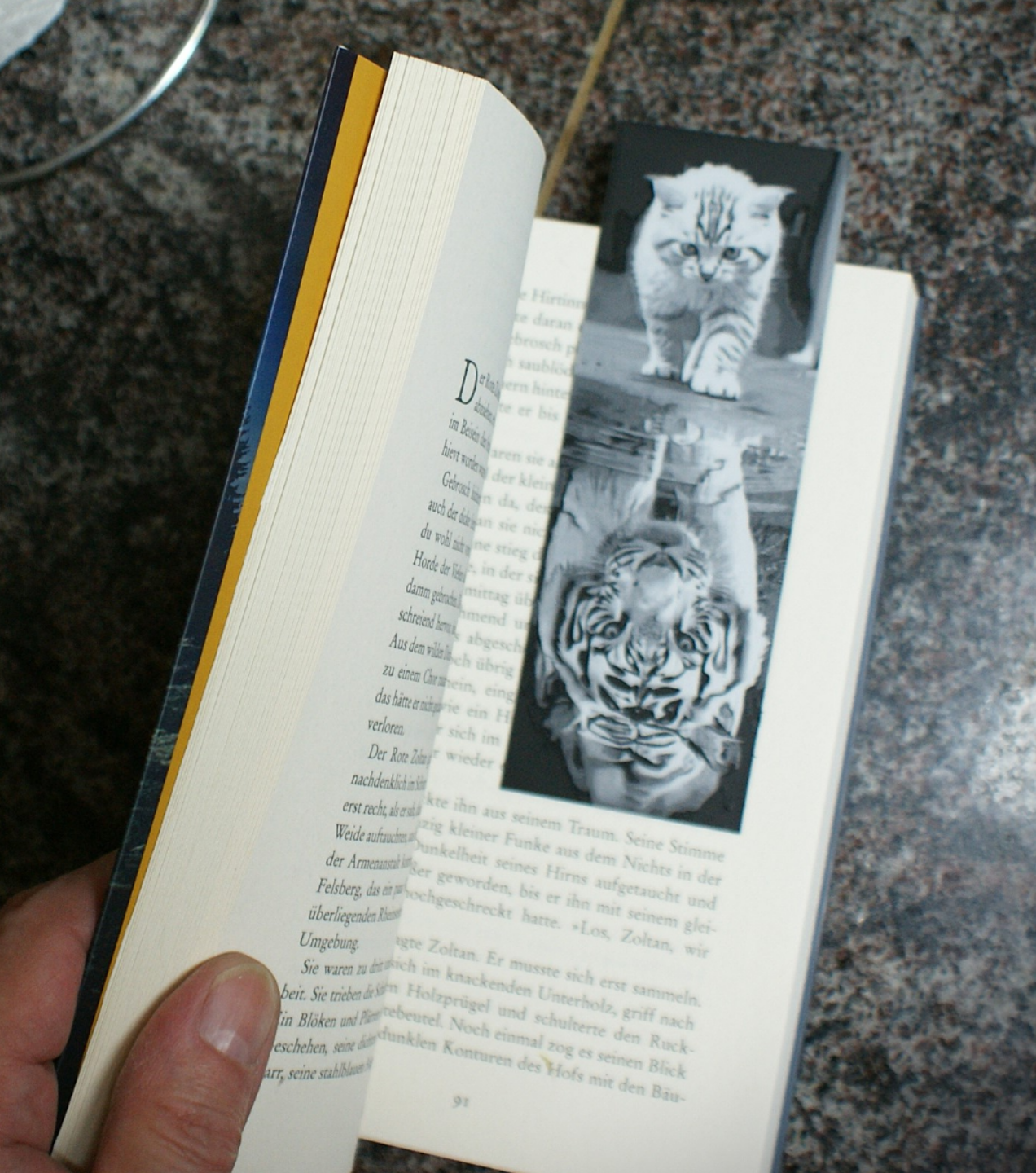 Cat Tiger Lesezeichen