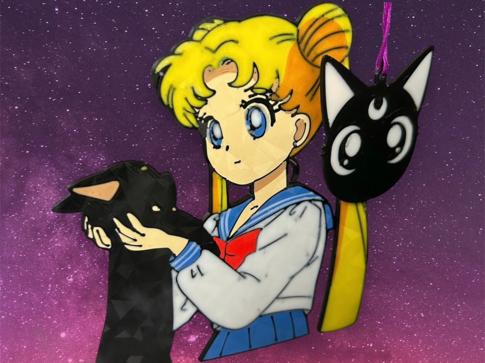Sailor Moon & Luna
