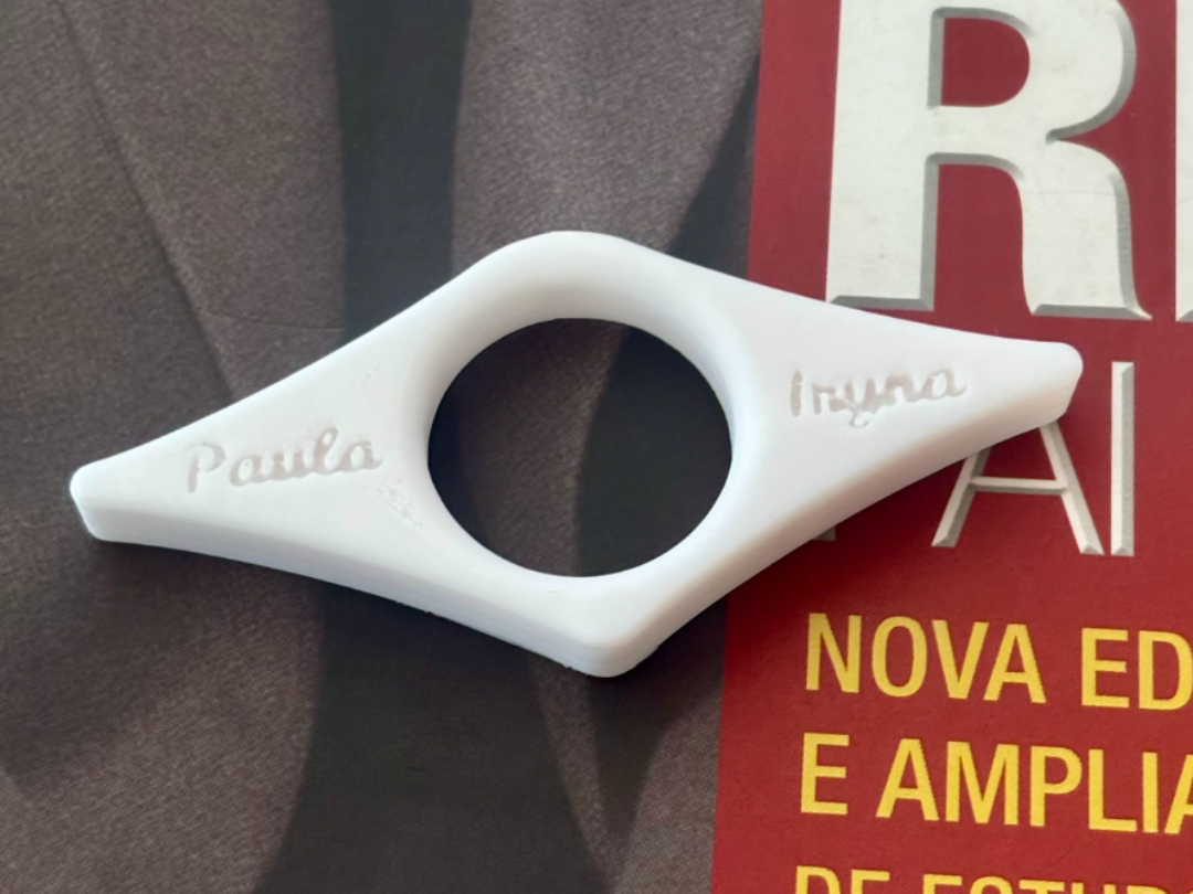 Segura-Páginas Polegar – Útil e Personalizável!