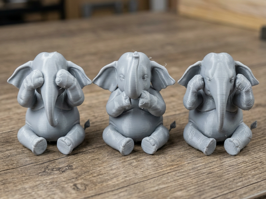 See No Evil, Speak No Evil, Hear No Evil Elephants