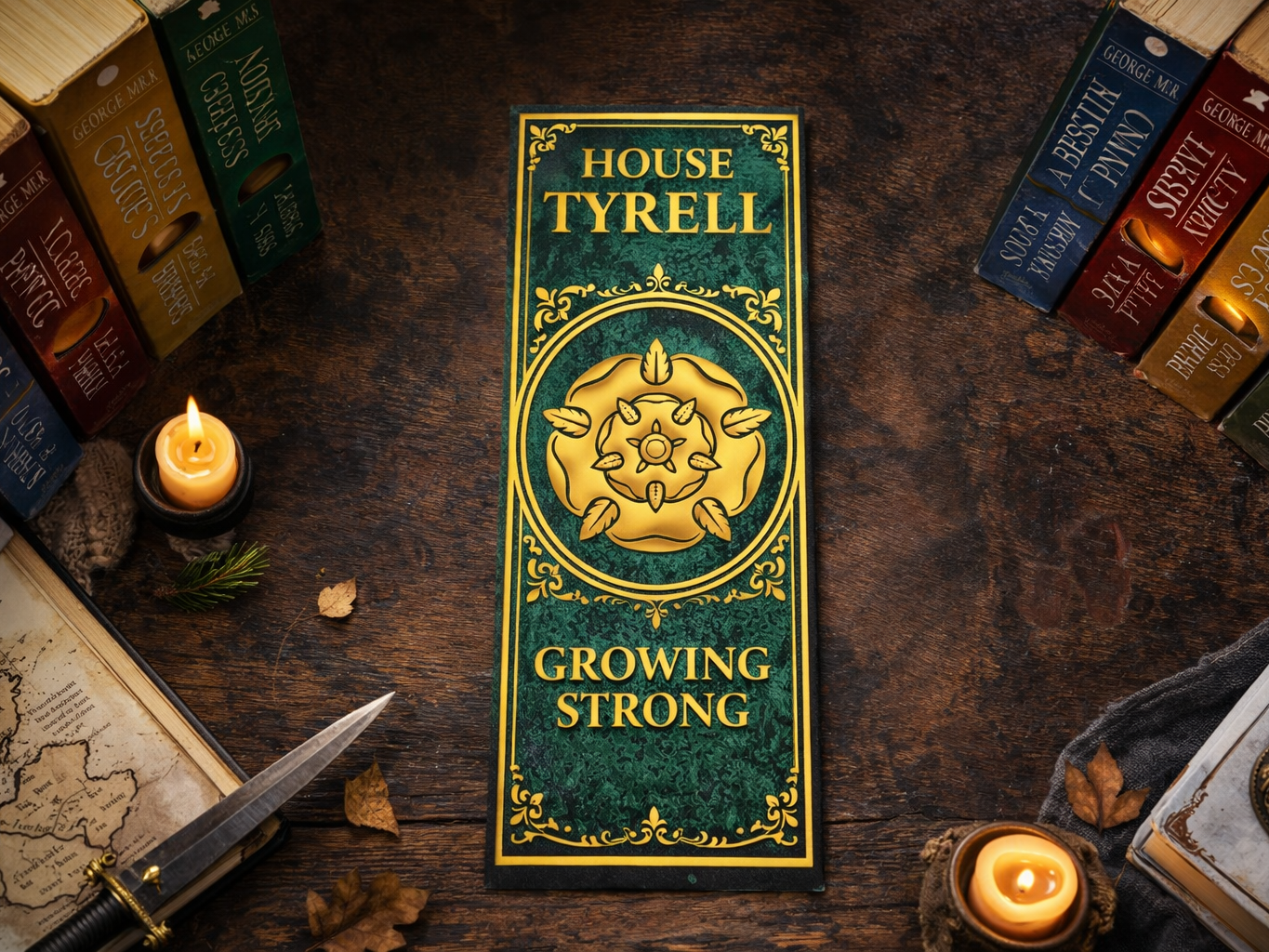 House Tyrell Book Mark - Game Of Thrones