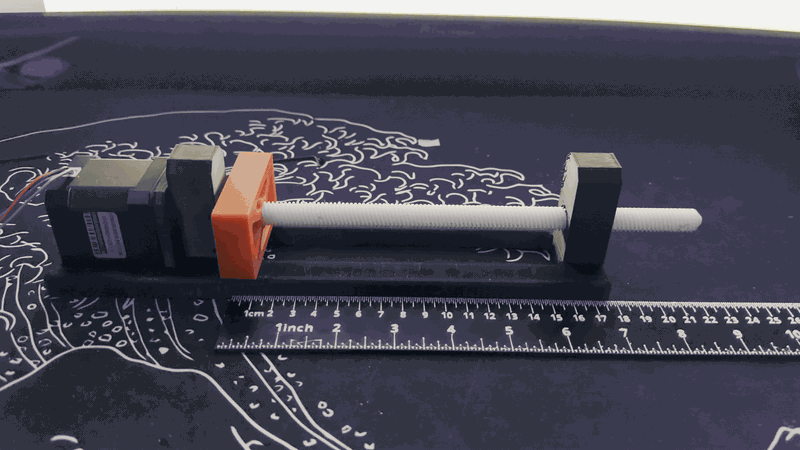 Fully 3D Printed Nema 17 Linear Actuator