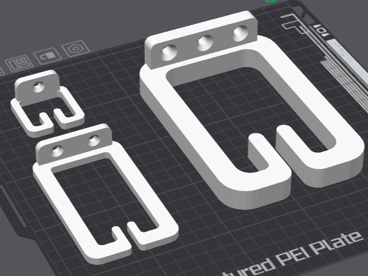 Customizable cable holder